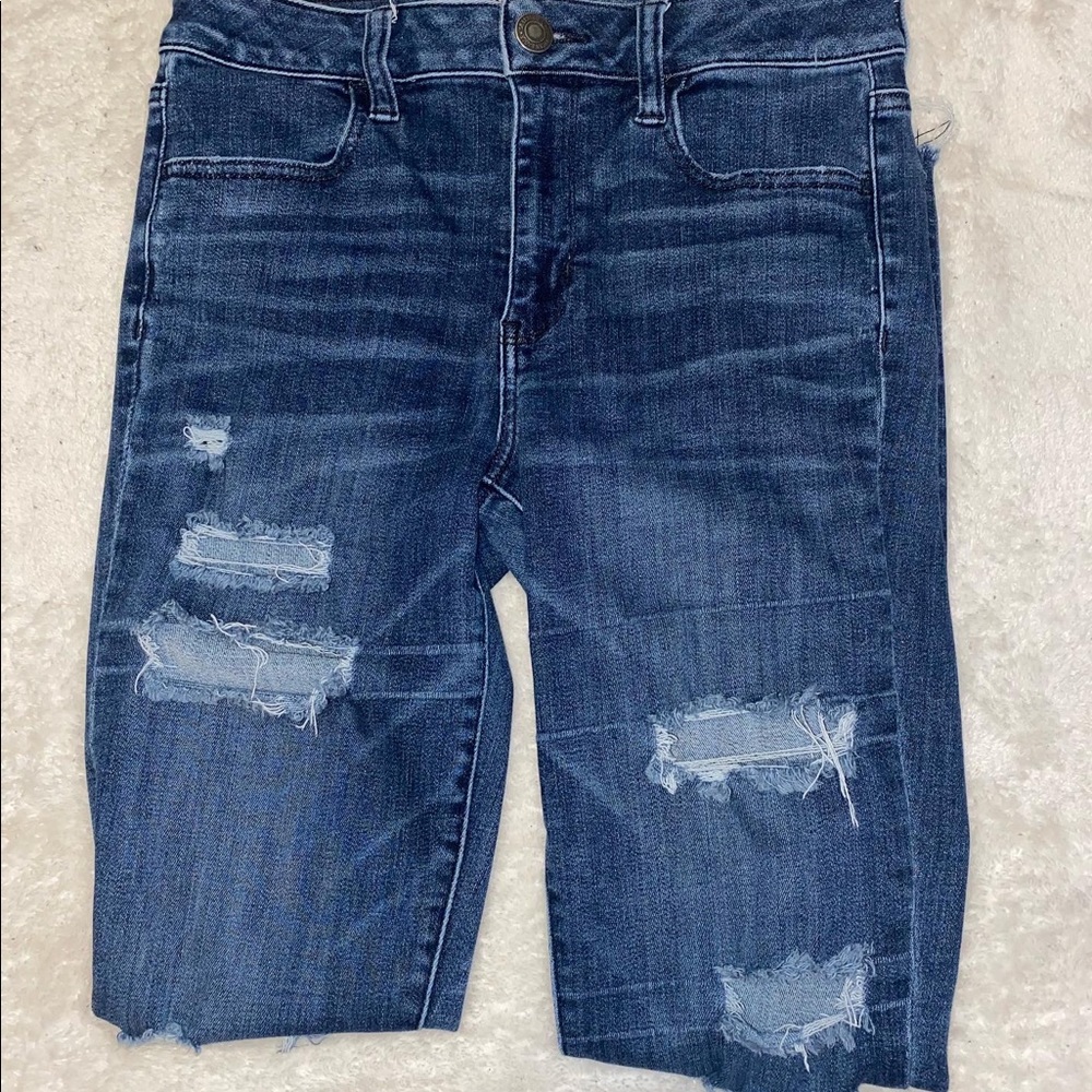 american eagle ripped jeans